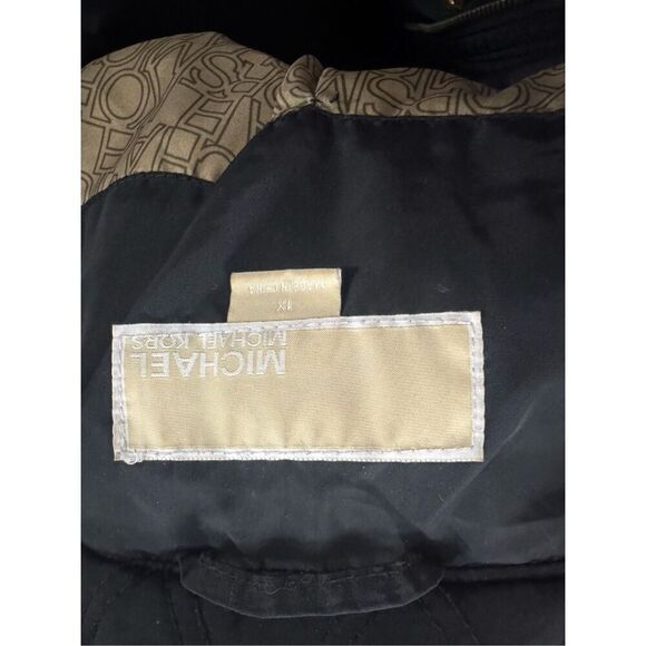 Michael kors mkblack/gold  quilted packable Jacket/coat hooded plus size 1xl - Picture 9 of 11